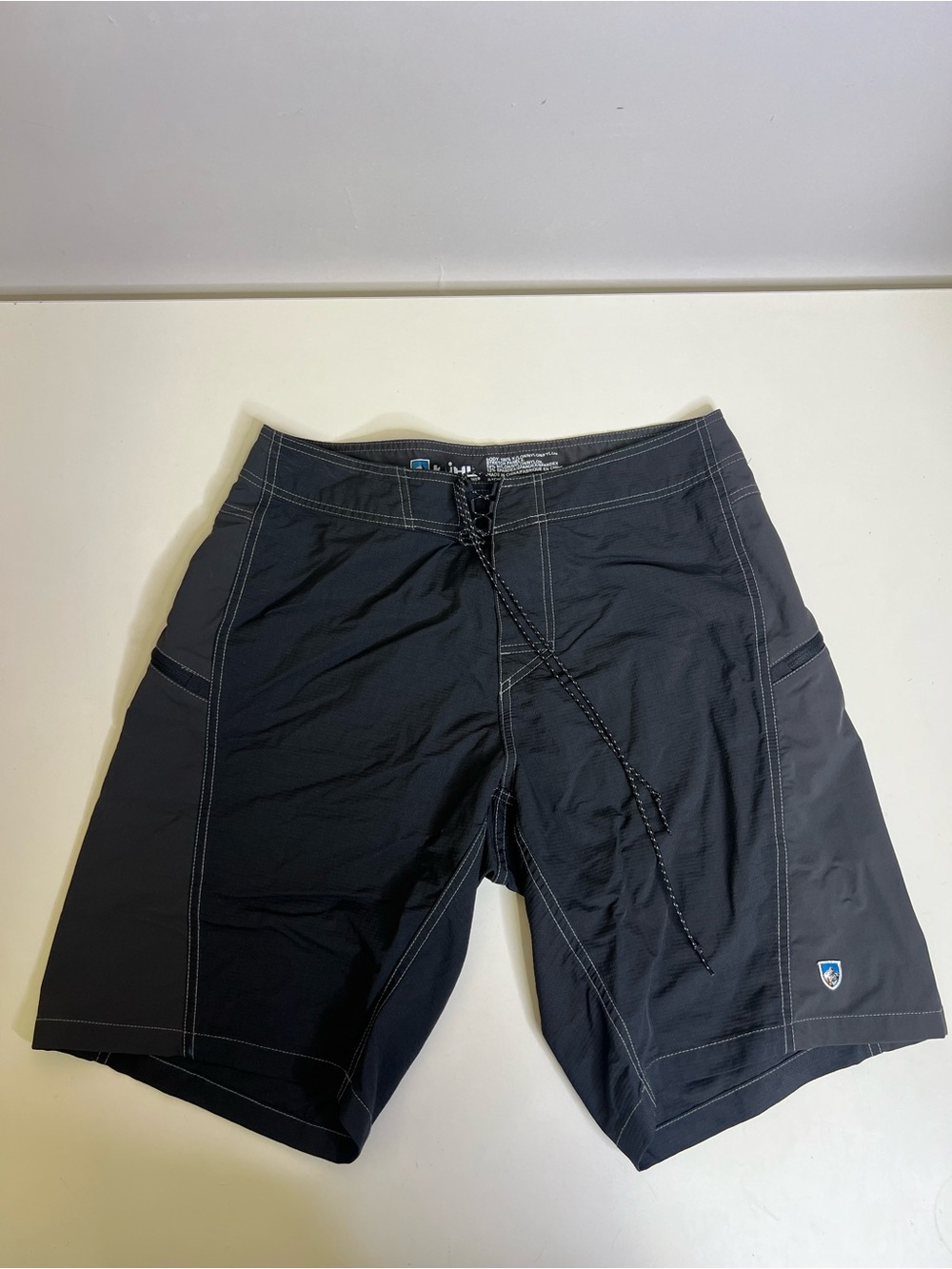 Kuhl Mens Mutiny River Short, Black/Carbon - Size 32 Waist
